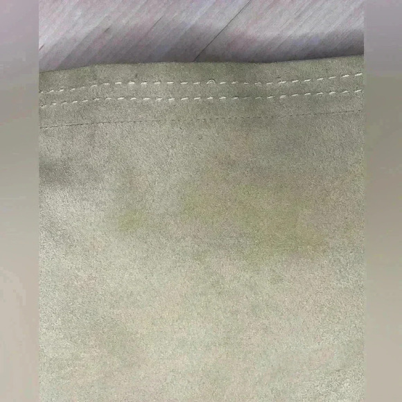 Set/2 Pottery Barn Faux Tan Suede Pillow Euro 26x26 Square - Picture 8 of 9